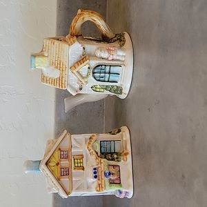 Vintage  cream and sugar  set